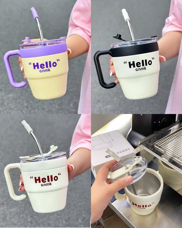 Cốc giữ nhiệt phiên bản Hello 480ml