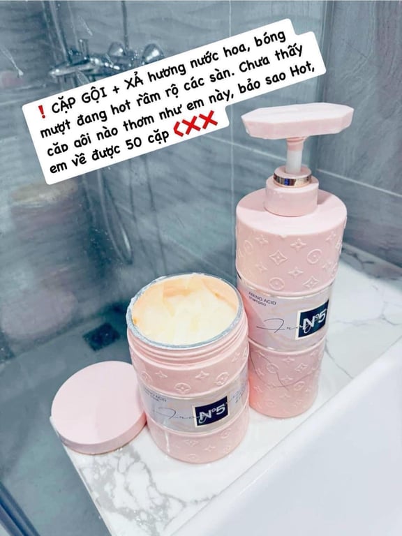 CẶP DẦU GỘI XẢ N5