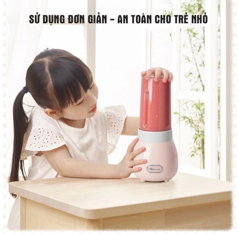 MÁY XAY SINH TỐ BEAR JJ-D04W1