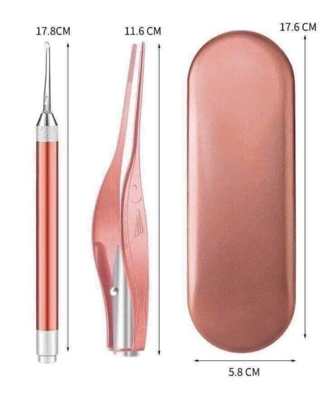 BỘ SOI TAI VÀ DỤNG CỤ GẮP CÓ ĐÈN