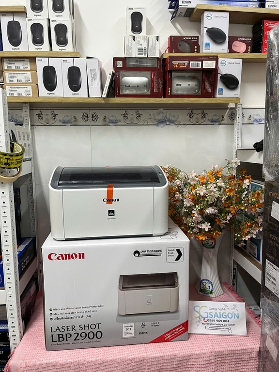 Máy In Laser Trắng Đen Canon 2900 - Hàng ReNew