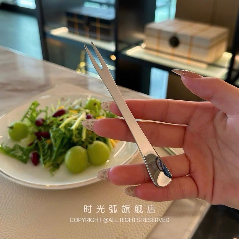 Set 6 Dĩa inox hoa quả 12cm CKM272