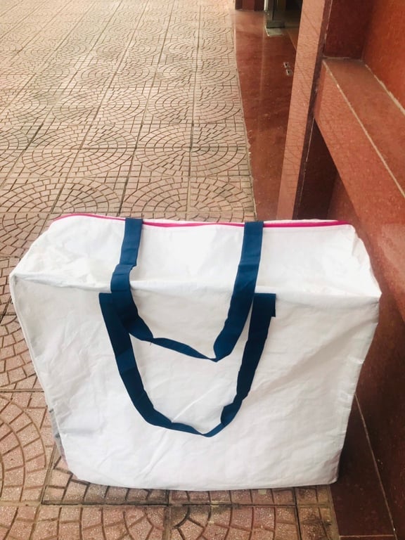 set 3 Túi đựng chăn DIMPA IKEA trắng