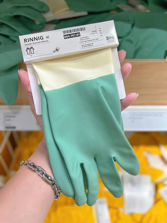 GĂNG TAY CAO SU TỰ NHIÊN RINNIG IKEA