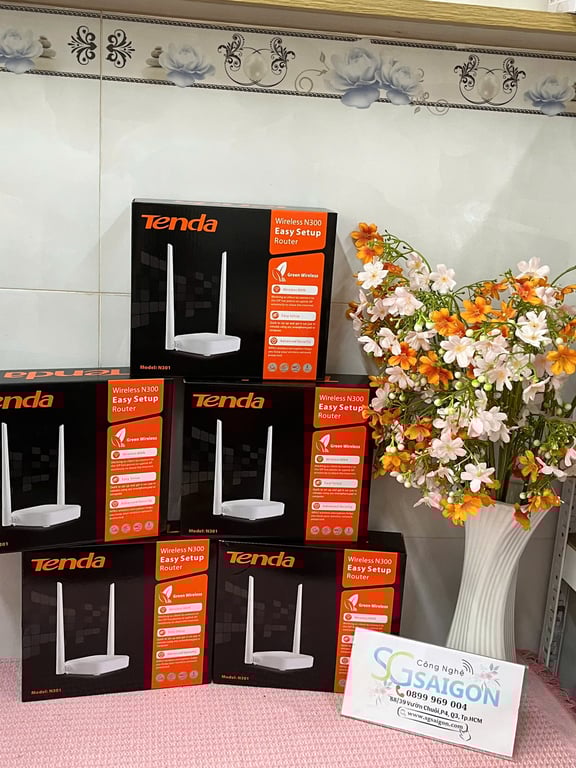Bộ Phát Wifi Tenda N301 Wireless N300Mbps