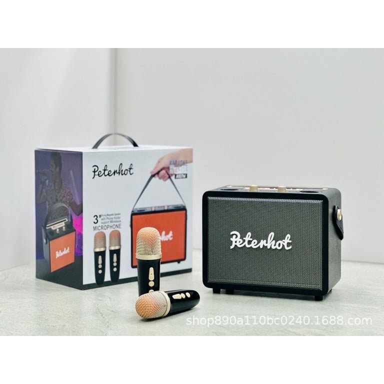 LOA BLUETOOTH NGHE NHẠC KHÔNG DÂY TẶNG KÈM 2 míc cực đã !!