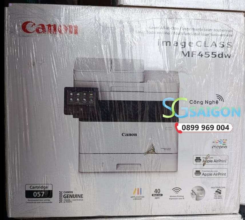 Máy In Laser Trắng Đen Đa Chức Năng Canon MF455DW (NK)