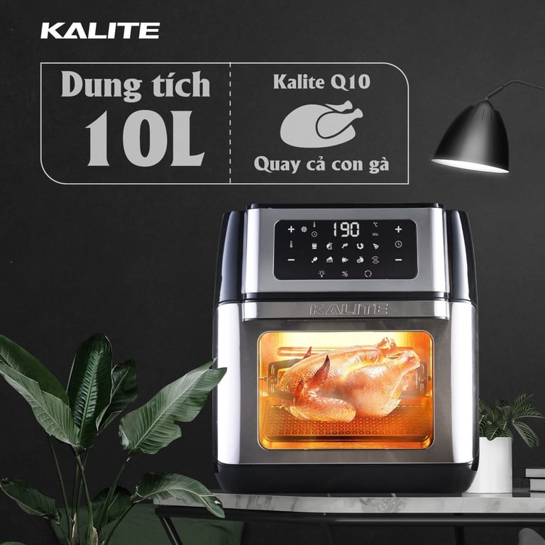 Nồi chiên không dầu Kalite Q10 10 lít