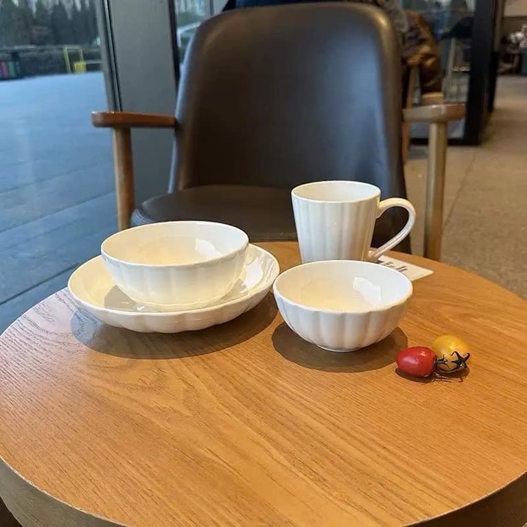 Hộp 4 bát sứ xương cao cấp 13.3cm - CKM193