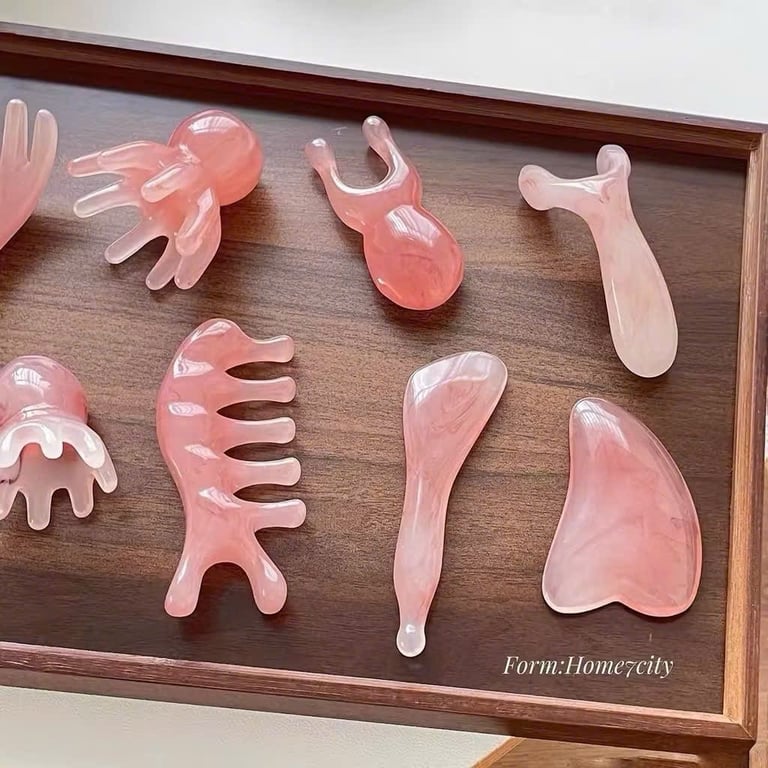 Set 8 món mát xa thạch anh