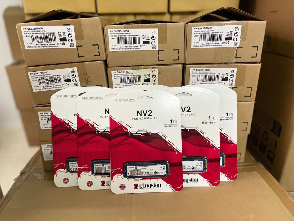 SSD Kingston NV2 1TB M.2 PCIe Gen4 x4 NVMe - (SNV2S/1T)