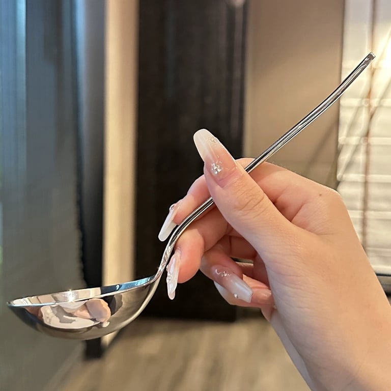 Thìa inox cán dài RK327 19cm