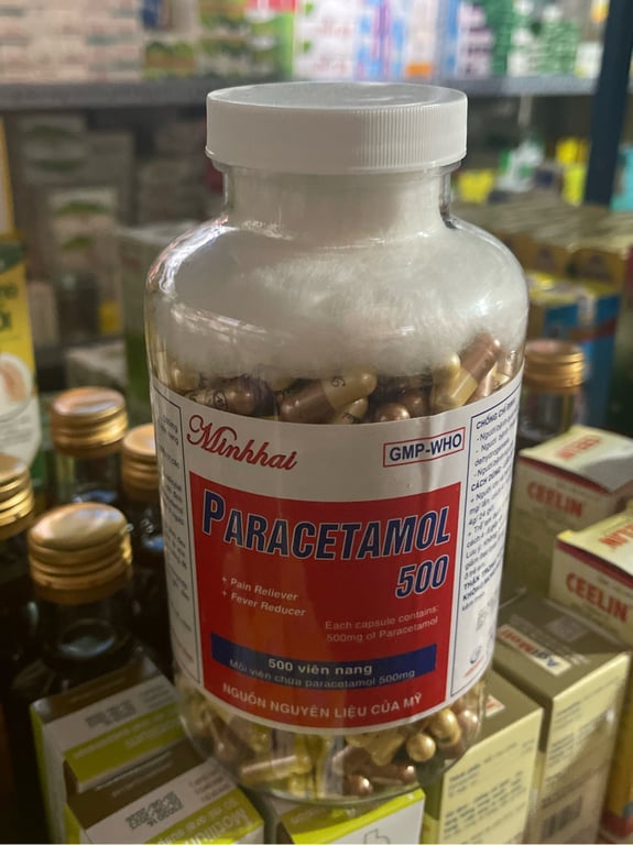 Paracetamol 500 Minh  Hải C/500v nang