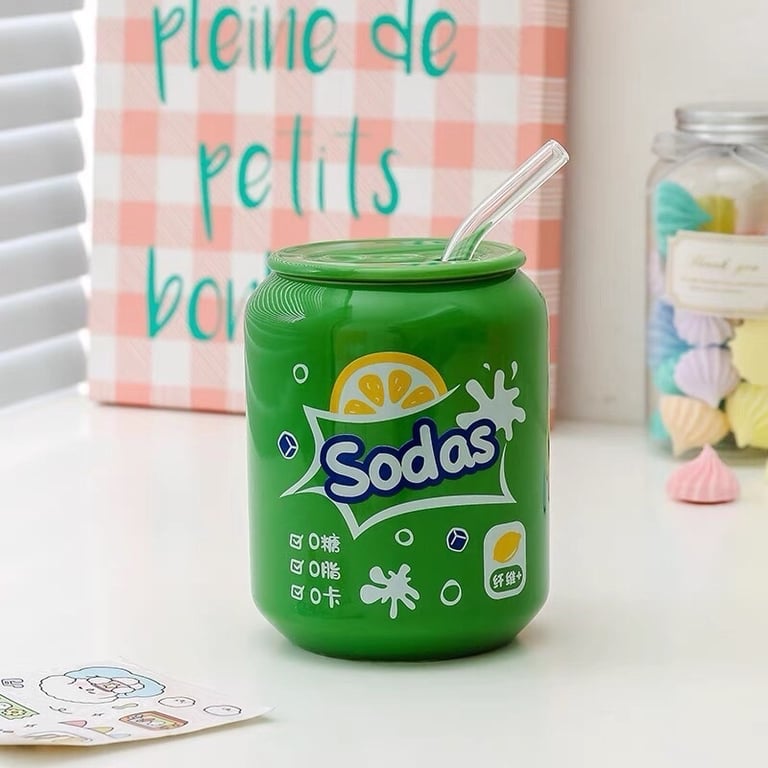 Cốc Sứ Cao Cấp Hình Lon Nước 420ml