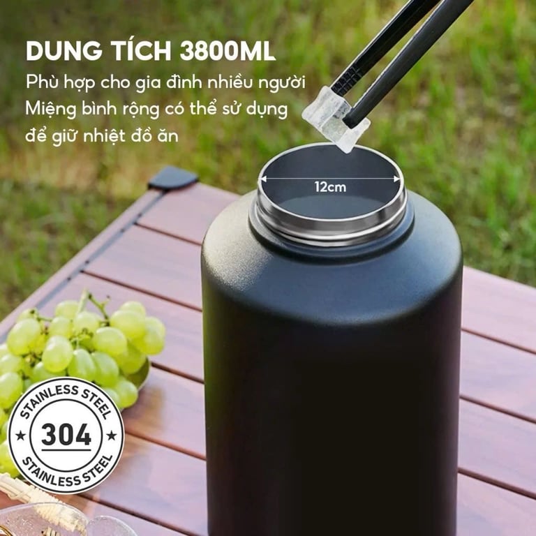 BÌNH GIỮ NHIỆT SIÊU DUNG TÍCH LEBENLANG LBL3028 – 3.8L