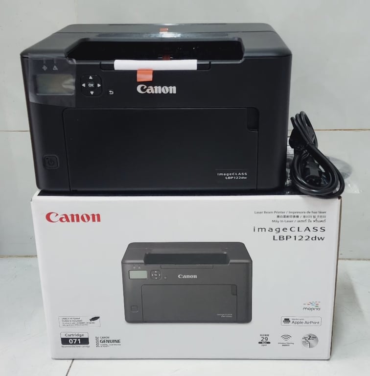 Máy In Laser Trắng Đen Đơn Năng Canon LBP 122DW (In đảo mặt/ A4/ A5/ USB/ LAN/ WIFI)(BH 24T)