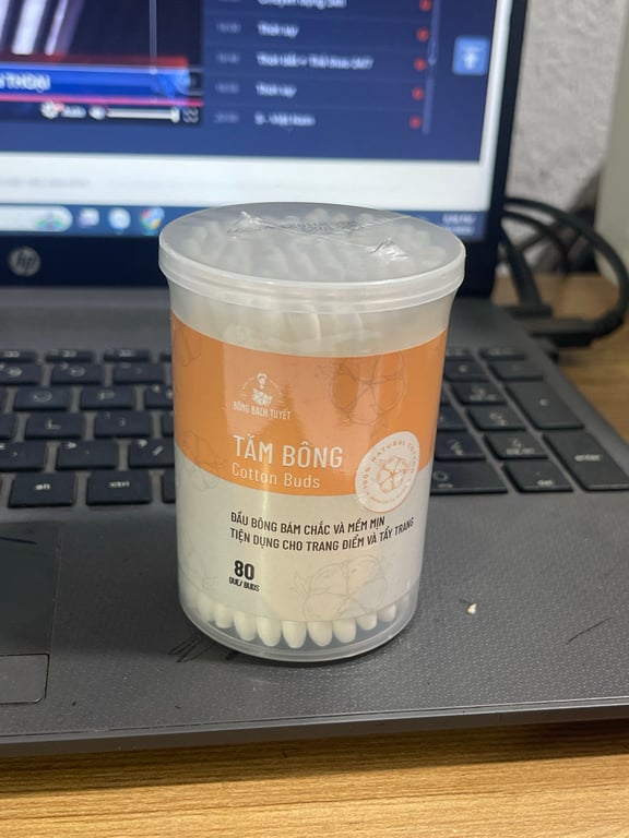 Tăm bông  bạch tuyết người lớn hũ