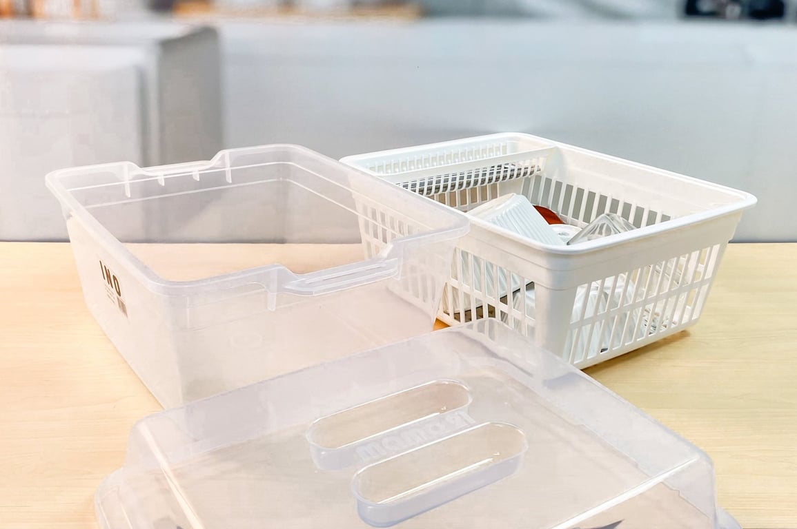 RỔ ÚP BÁT ĐĨA CÓ NẮP INOMATA NHẬT BẢN