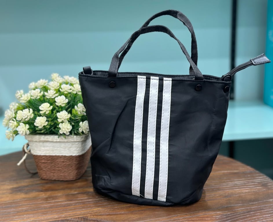 TÚI XÁCH PHỐI SỌC KẺ CHO NỮ