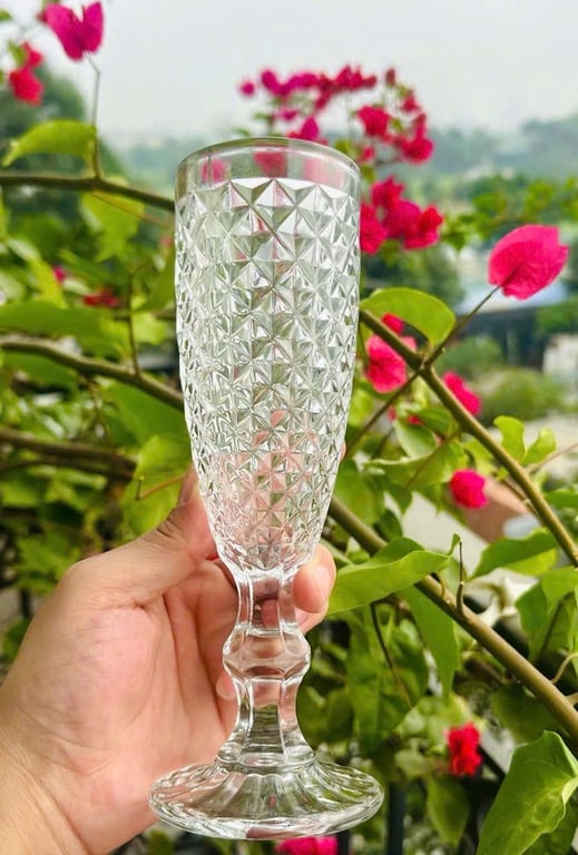 SET 6 LY RƯỢU VANG DÁNG CAO - GH002 200ml