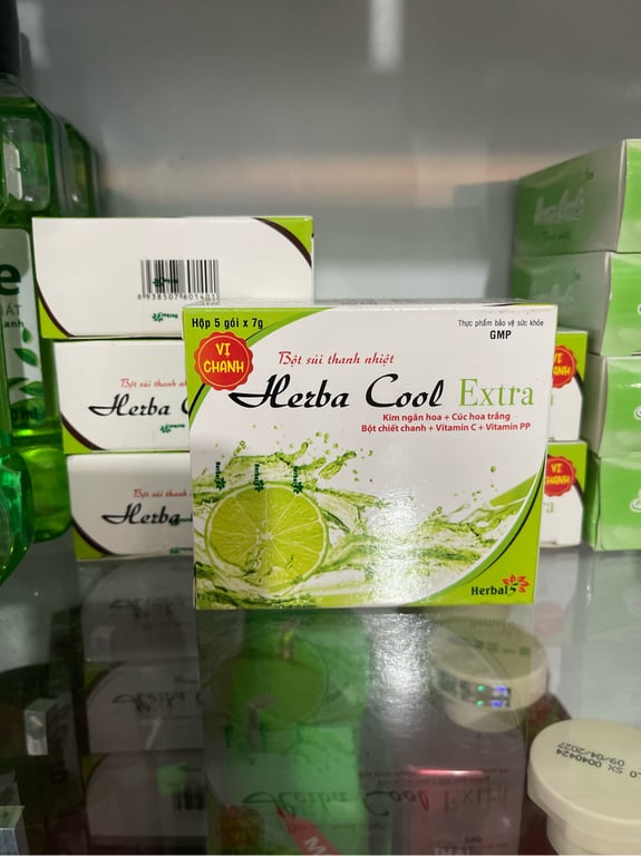 Herbacool chanh lốc /10h