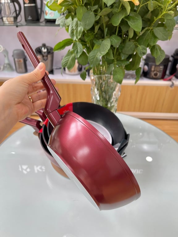 CHẢO CHỐNG DÍNH SÂU LÒNG ĐÁY TỪ KALPEN ARIS ĐỦ SIZE 20CM, 24CM, 26CM, 28CM mới