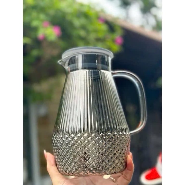 BÌNH VÂN SỌC KIM CƯƠNG 1800ml + CỐC VÂN SỌC KIM CƯƠNG 270ml