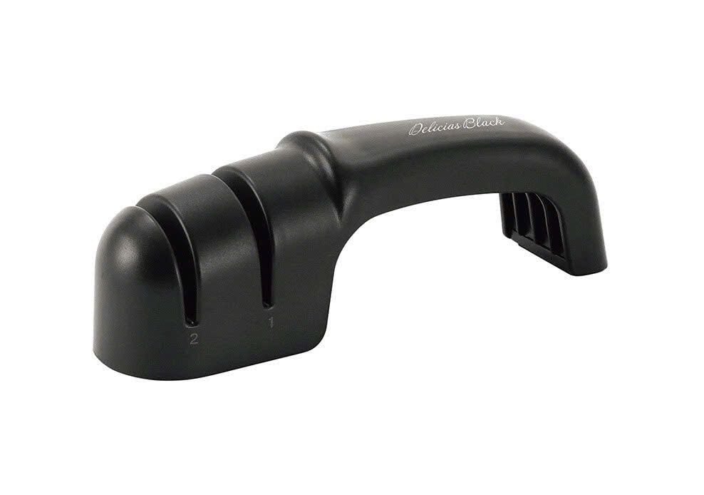 Dụng cụ mài dao 2 cấp độ cao cấp DELICIAS Black Nhật Bản