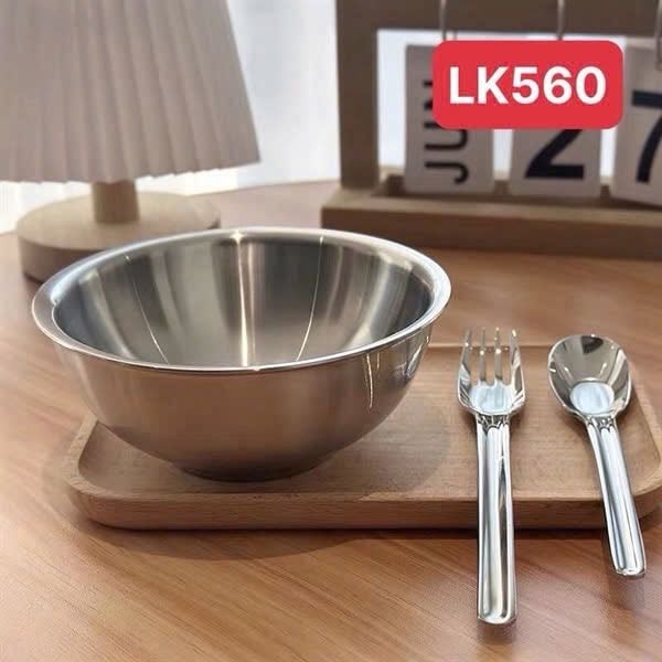 Bát ăn cơm inox hai lớp Lunkai 12cm - LK560