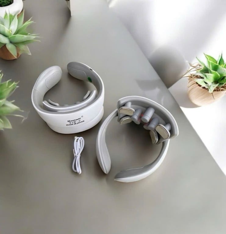 Máy Massage Cổ Vai Gáy Okaymachi hàng Nhật