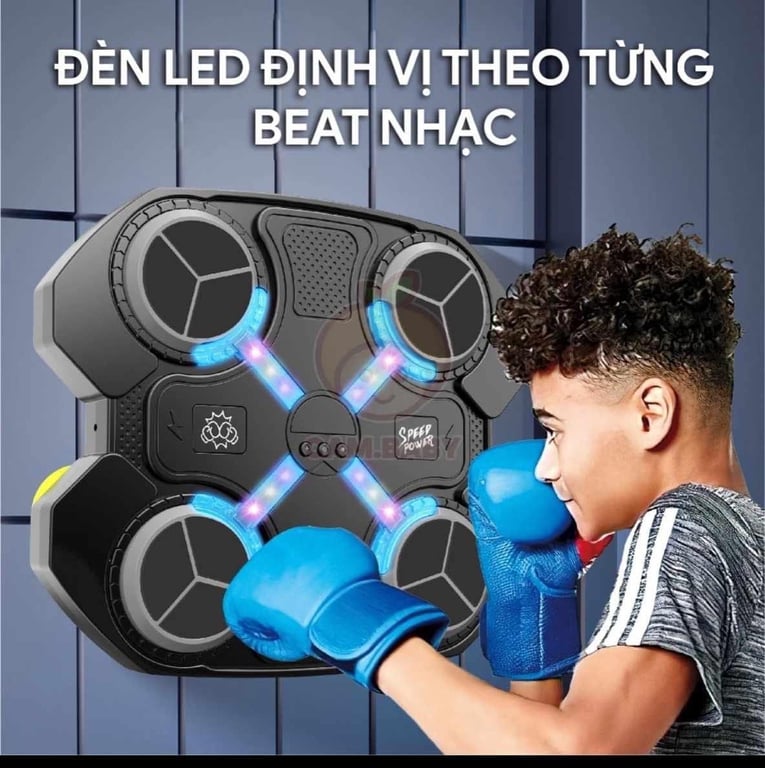 Máy đấm bốc treo tường MRCUE có bluetooth Tập Boxing Theo Nhạc Thông Minh