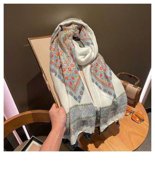 KHĂN CHOÀNG HỌA TIẾT CHO NỮ