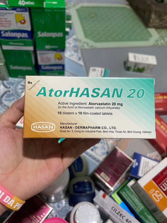 Atovastatin 20 hasan h/100v