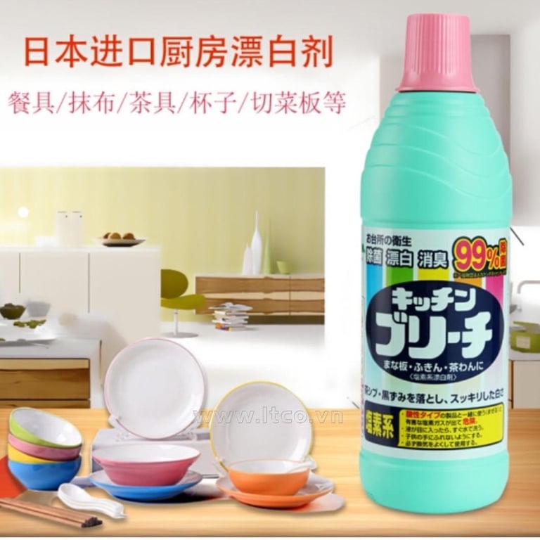 Dung dịch tẩy trắng ấm chén cốc trà/cafe Daiichi