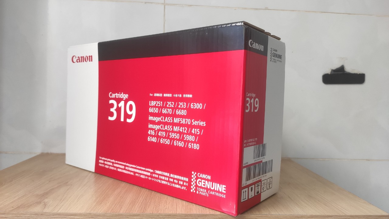 Hộp Mực Máy In Laser Canon 319 - Chính Hãng