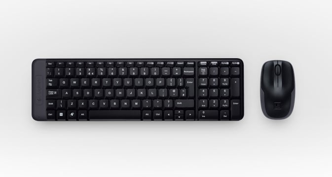 Bộ Chuột Và Bàn Phím Không Dây Logitech MK220