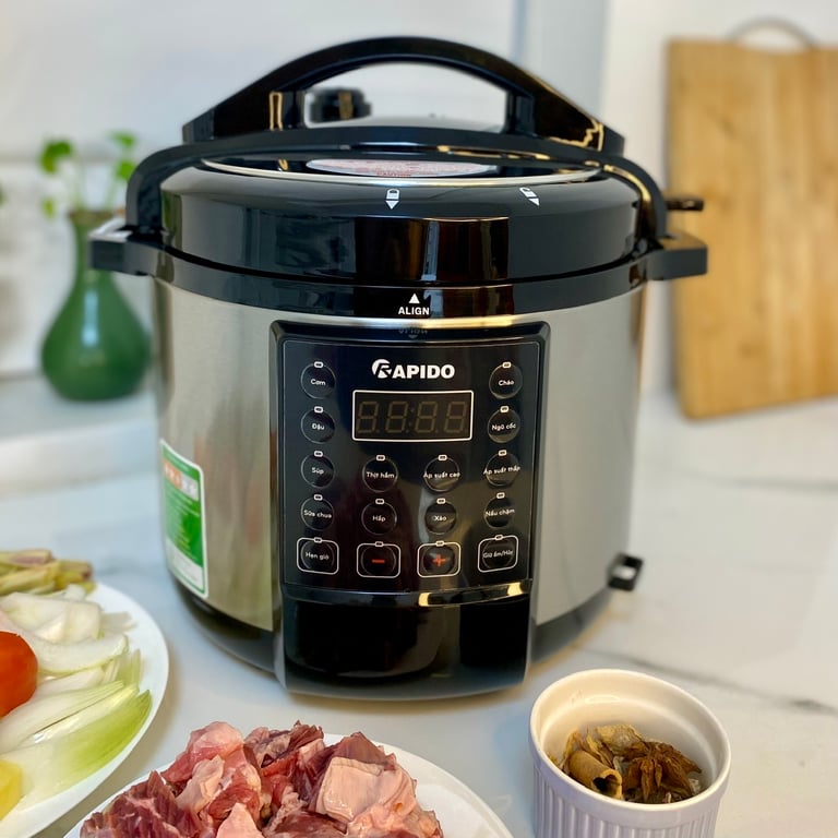 Nồi áp suất điện đa năng Rapido RPC900-D1