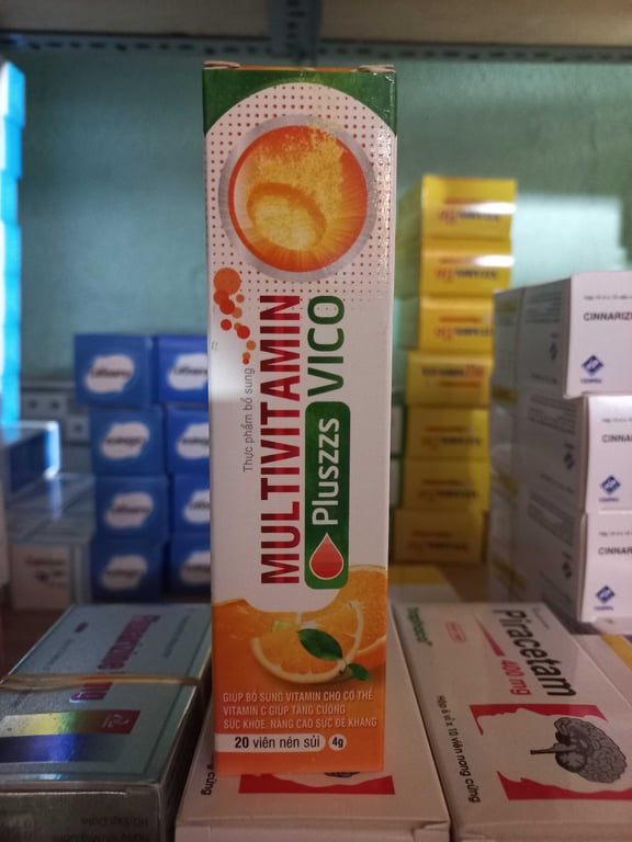 Sủi Multivitamin Pluszzs ASEAN hộp 20 viên