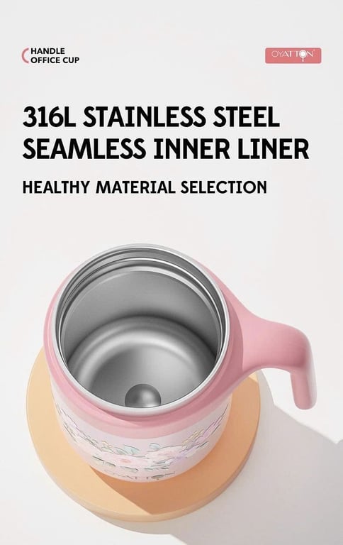 Bình ủ cháo, cốc giữ nhiệt Lady L’Amour 500ml Oyatton - O55
