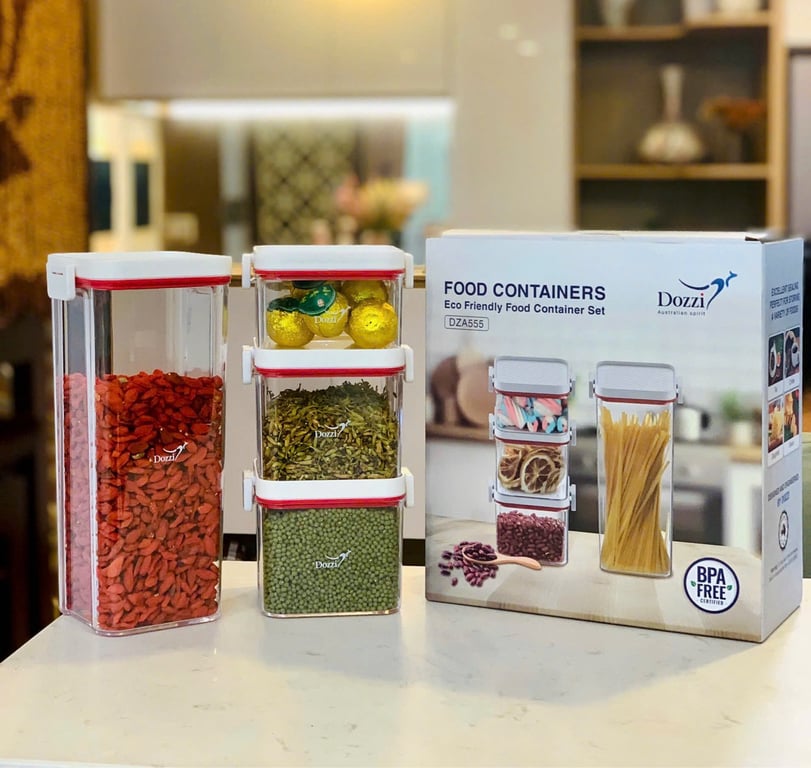 SET 4 HỘP ĐỰNG THỰC PHẨM DOZZI