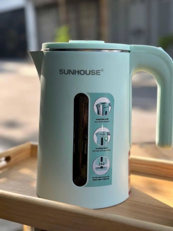 Ấm đun siêu tốc S.unhouse 1.8lit 2 Lớp SHD1351