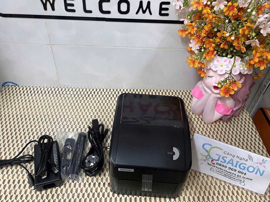Máy in tem mã vạch Xprinter XP-420B (cổng USB+Lan)