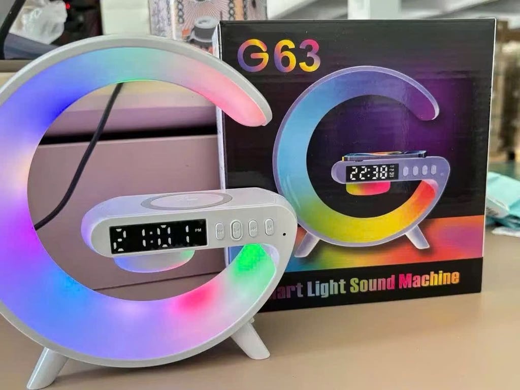 SẠC PIN + ĐÈN NGỦ + ĐỒNG HỒ full đủ 5 chức năng