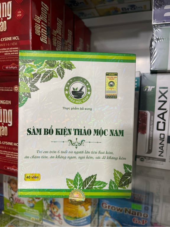 Sâm bổ kiện thảo mộc nam hộp 40 viên