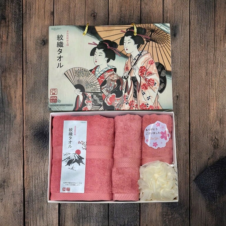 Bộ Khăn Tắm, Khăn Mặt Cao Cấp từ Nezumi Nhật Bản
