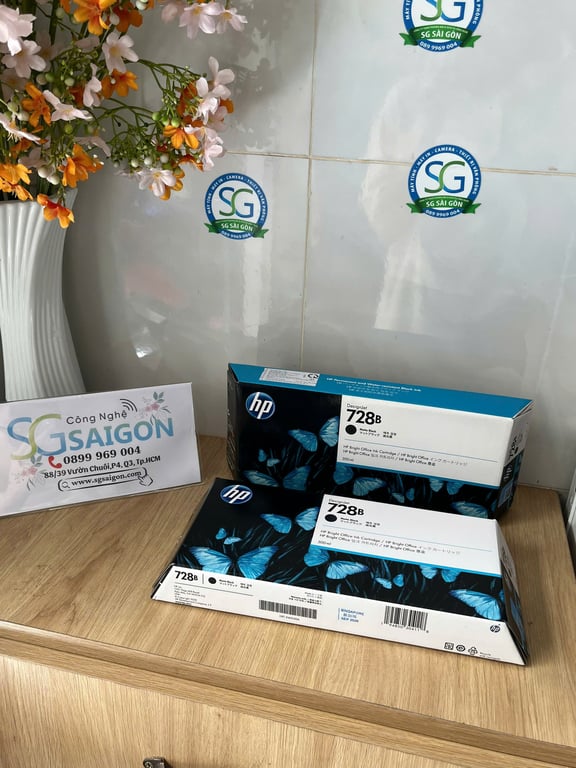 Mực in HP 728B 300-ml Matte Black Ink Cartridge (3WX30A)
