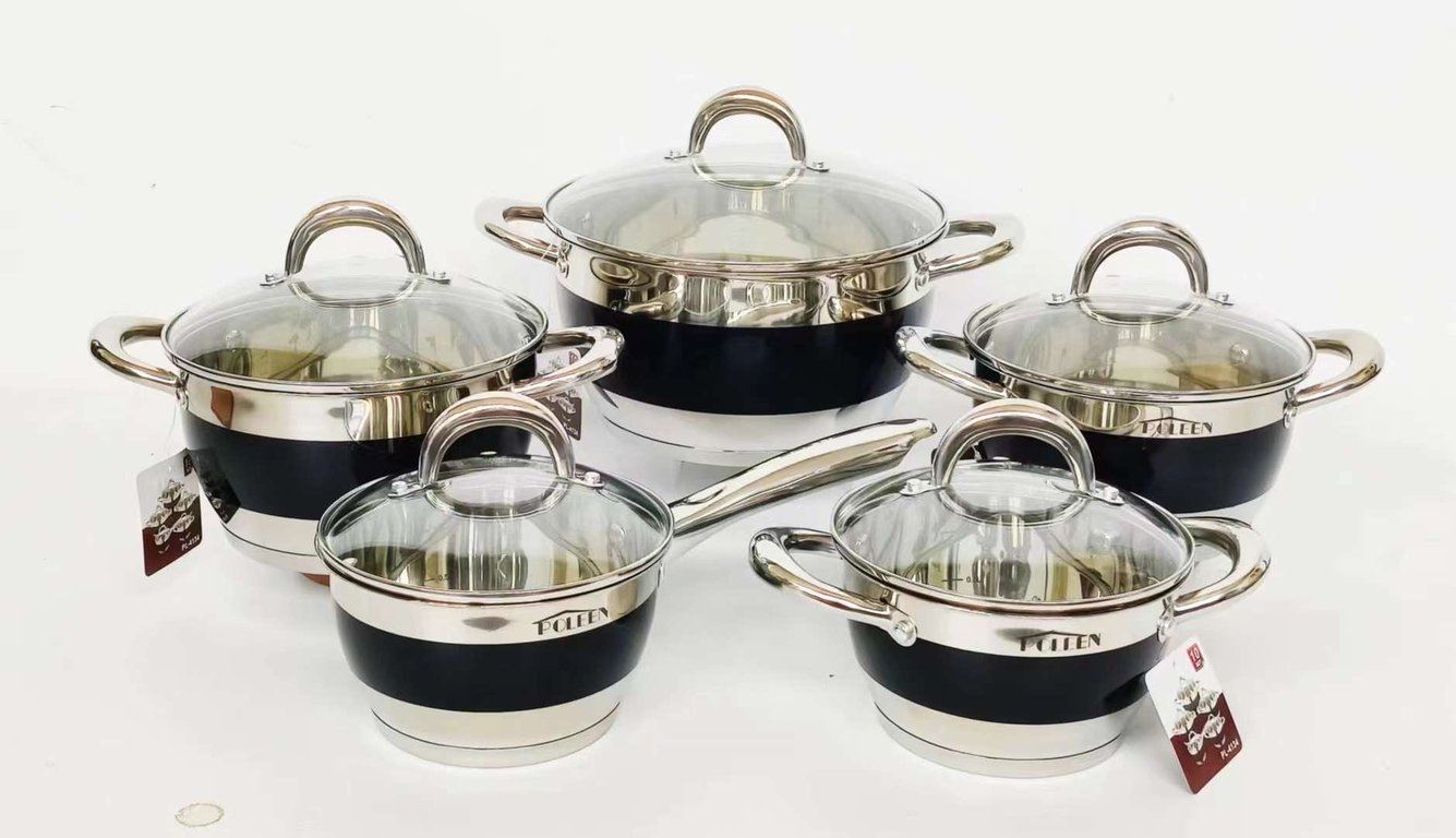 Bộ nồi inox 10 món Edenberg sản xuất tại Ba Lan