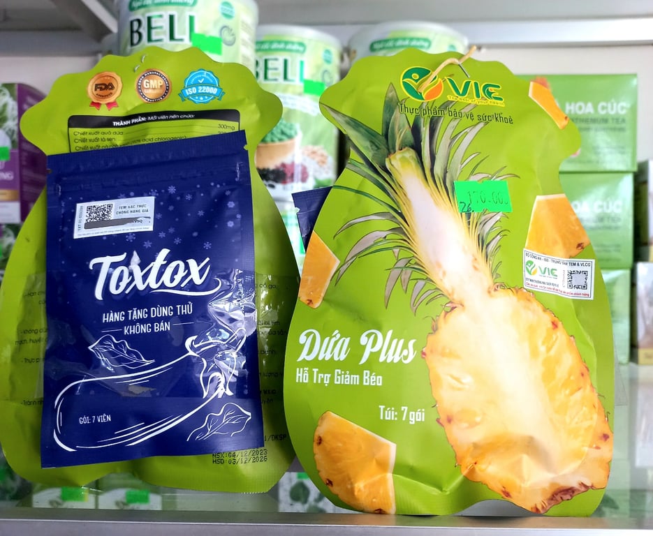 Kẹo Dứa túi 7 viên giảm cân