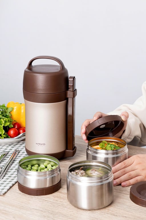 Hộp cơm giữ nhiệt kaiyo dung tích 1600ml