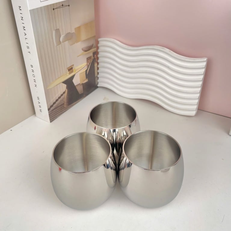 Cốc hình quả trứng 7cm 350ml inox 18/10 - OYT212